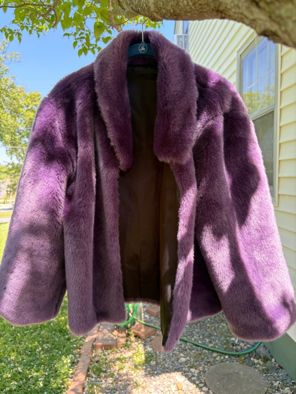 Faux fur jacket